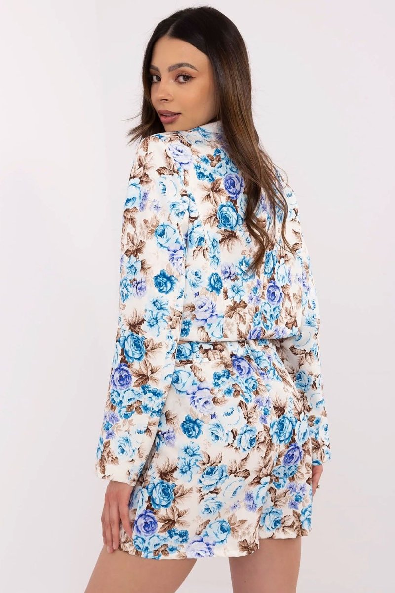 Floral Blazer & Skirt - Shorts Set model 212278 Italy Moda - Wow Store - Wow Store