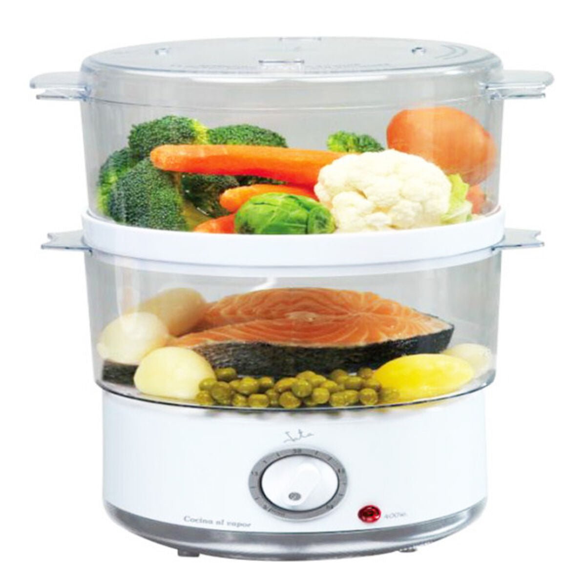 Food Steamer JATA CV200_Blanco 3,5 L 400W 400 W - Wow Store