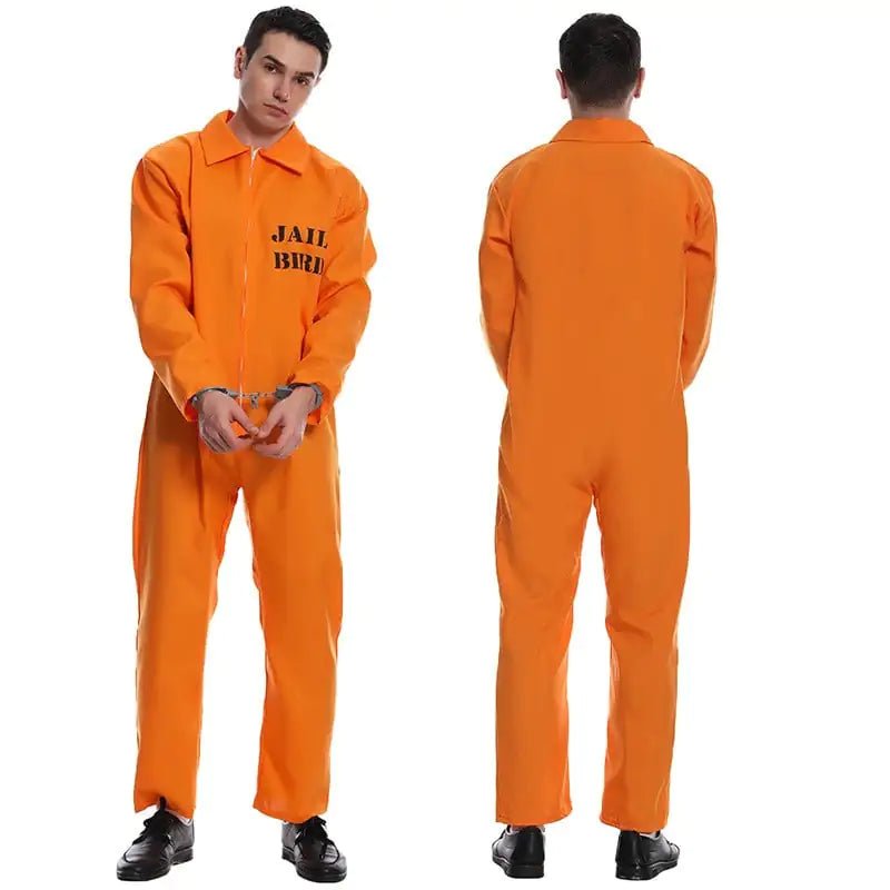 Halloween Orange Prisoner Cosplay Costume Jumpsuit - Wow Store - Wow Store