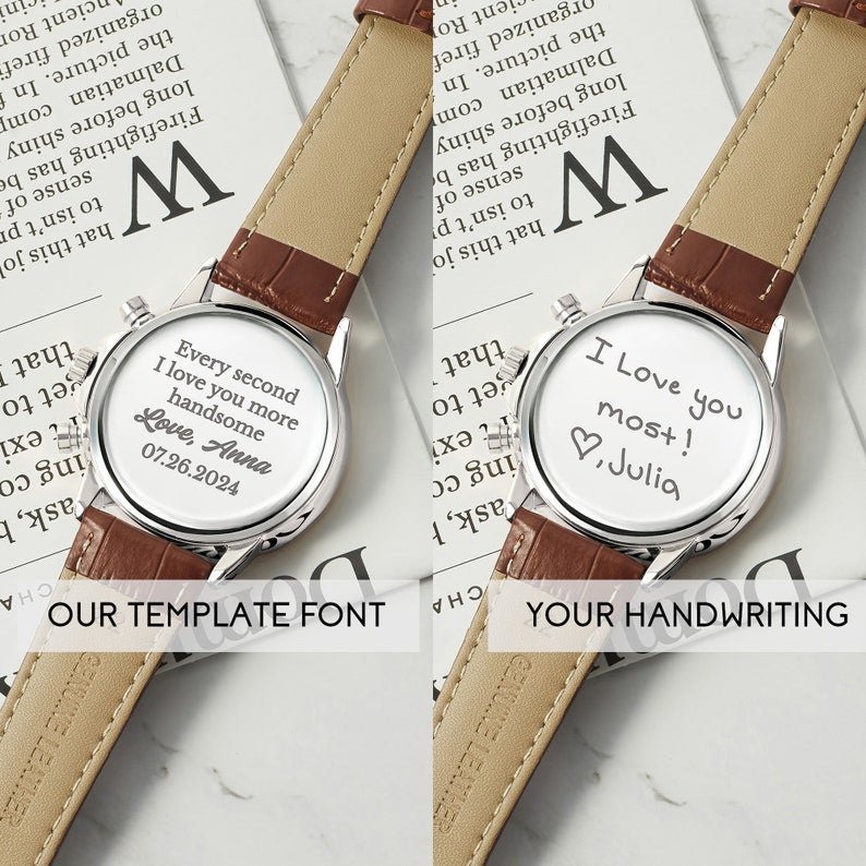 Handwriting Gifts for Groom, Groom Watch, Wedding Watch for Groom - Wow Store