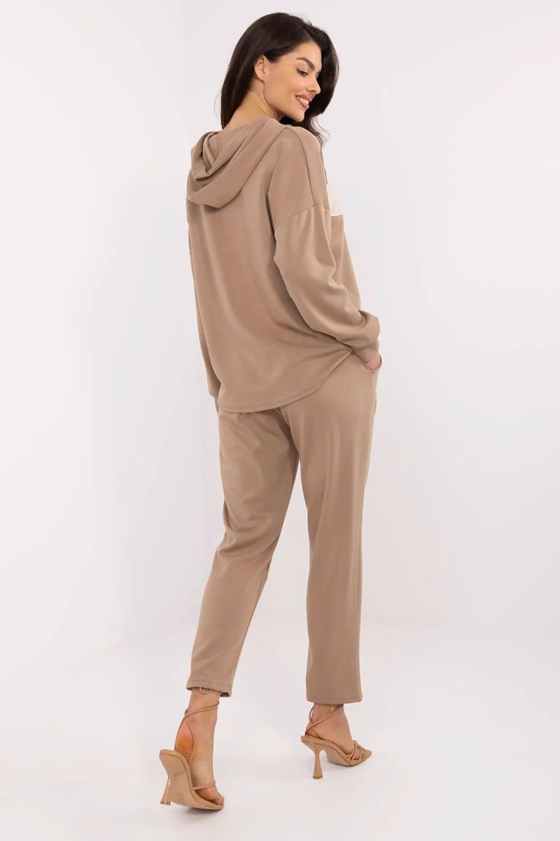 Heart - Detail Hooded Tracksuit Set 209695 - Italy Moda | Wow Store - Wow Store