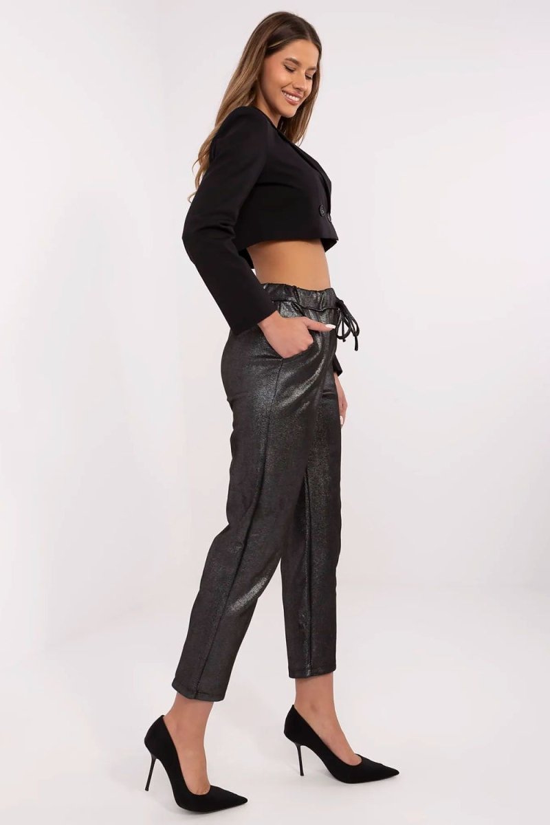 himmering High - Waist Tapered Trousers 209699 - Italy Moda | Wow Store - Wow Store