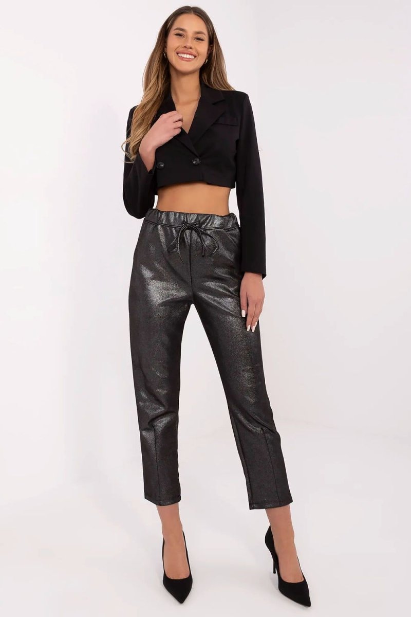 himmering High - Waist Tapered Trousers 209699 - Italy Moda | Wow Store - Wow Store