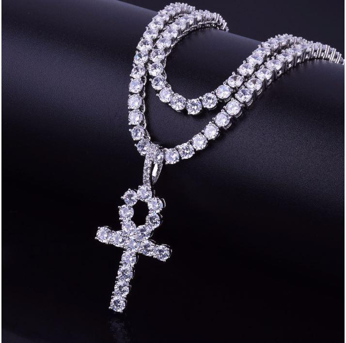 HOLYGRAIL 3MM Tennis CZ Ankh Cross Bundle | Wow Store - Wow Store