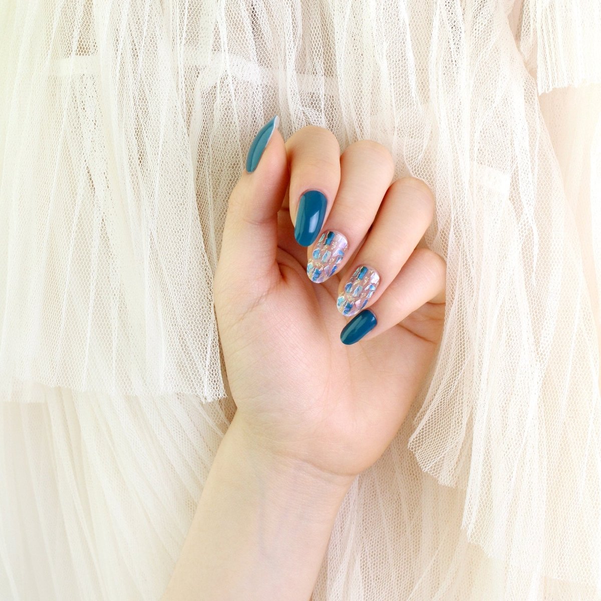 Korean Gel Nail Strips Nail decals All - In - One Kits - Wow Store