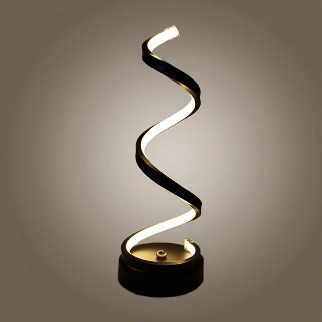 LED Spiral Curved Desk Lamp - Wow Store