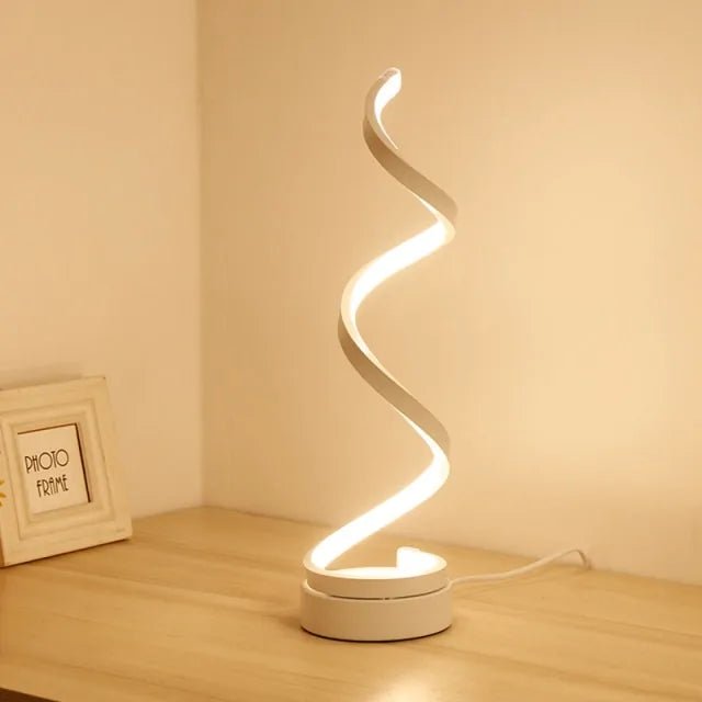 LED Spiral Curved Desk Lamp - Wow Store