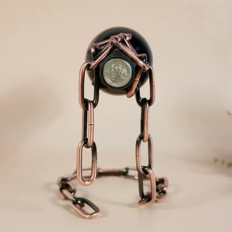 Magic Iron Chain Wine Bottle Holder - Wow Store