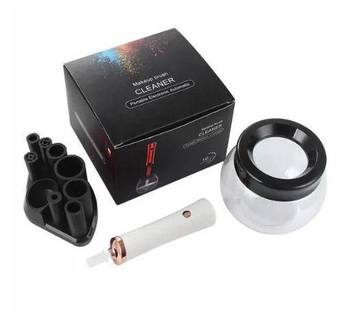 Makeup Brush Cleaner, Dryer Clean Automatic Clean Brushes Machine 10 Seconds Silicone Make Up Brush Cleaning Tool - Wow Store