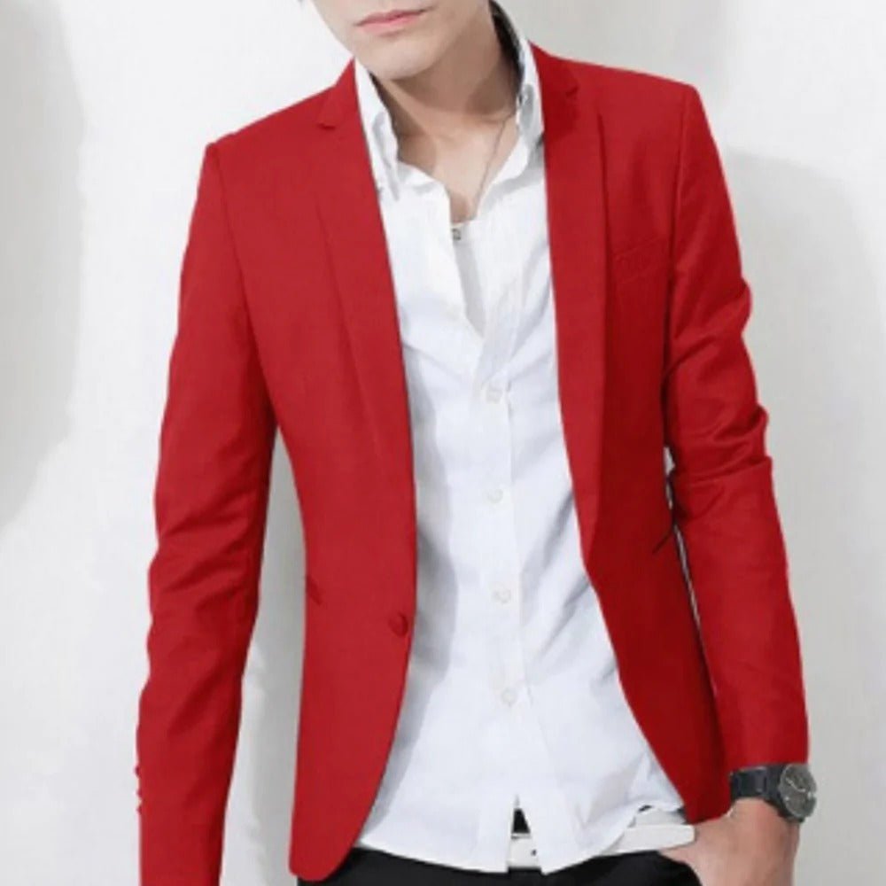 Mens Slim Fit Casual Blazer - Wow Store