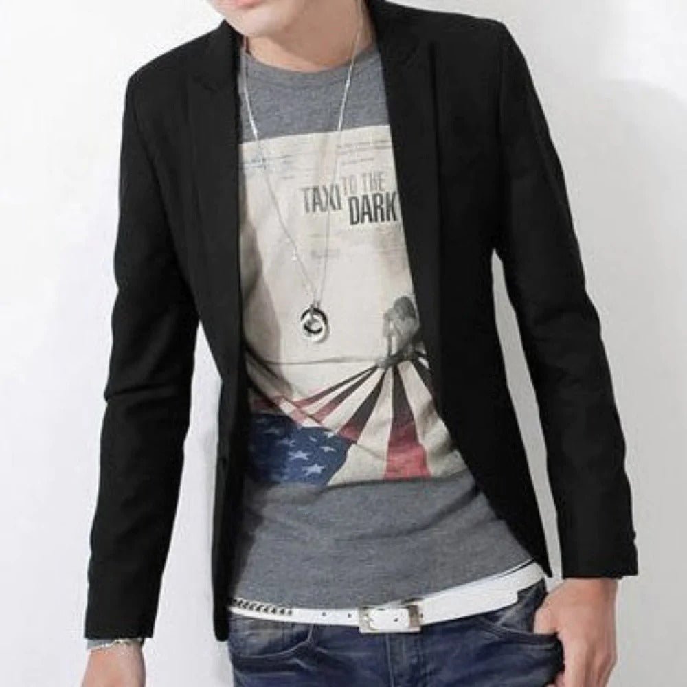 Mens Slim Fit Casual Blazer - Wow Store