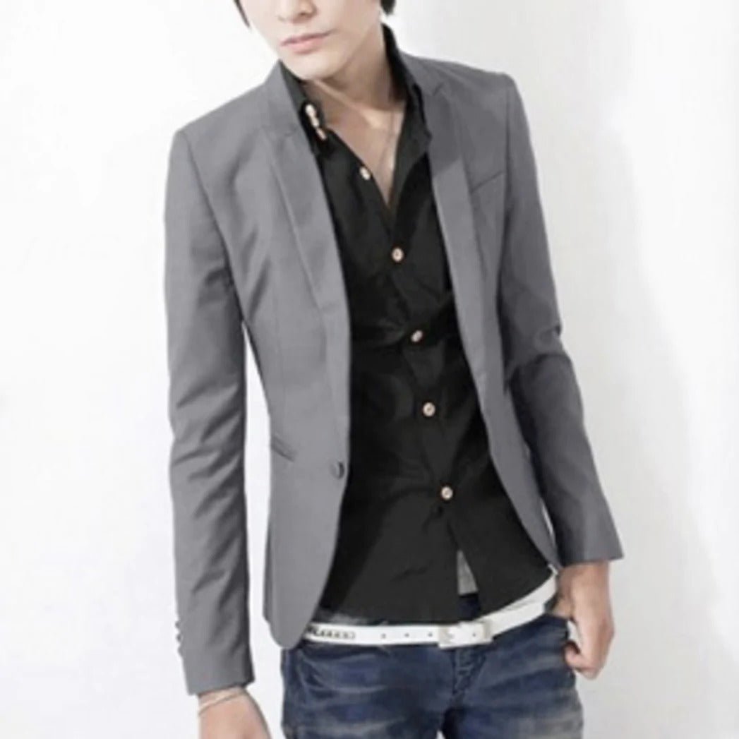 Mens Slim Fit Casual Blazer - Wow Store