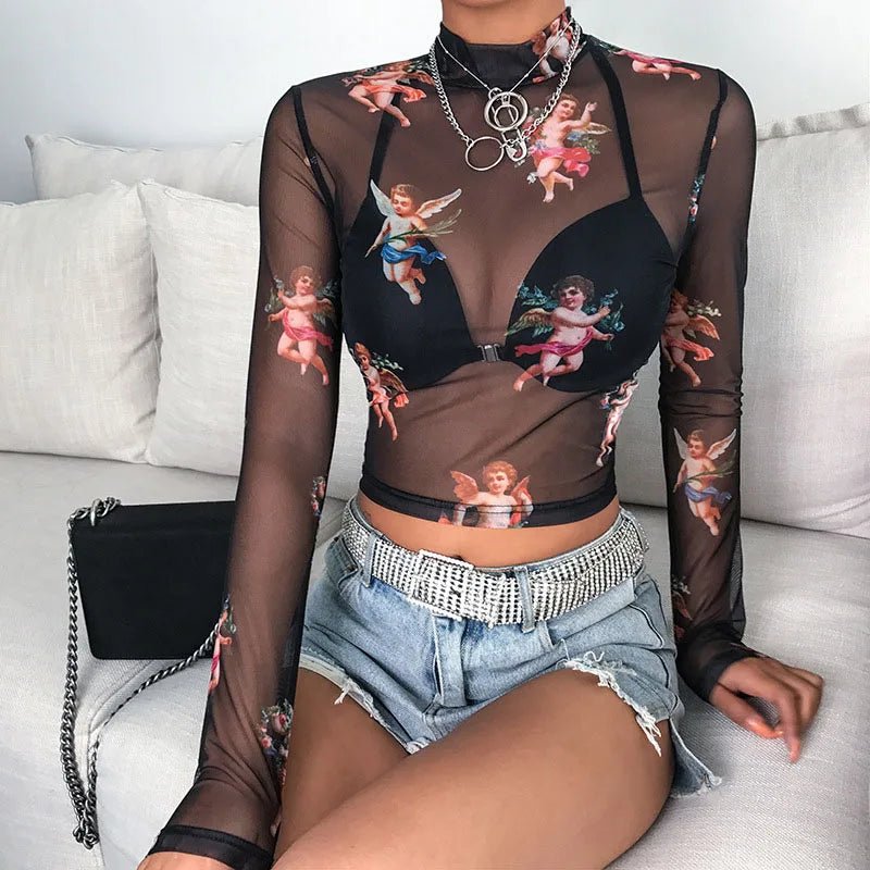 Mesh Crop Top - Wow Store