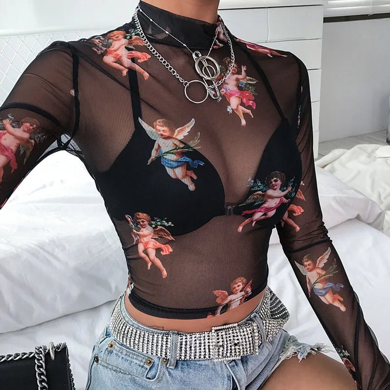 Mesh Crop Top - Wow Store