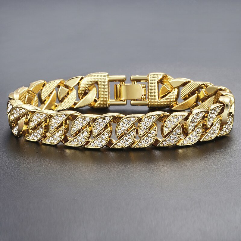 Miami Gold Curb Cuban Bracelet - Wow Store