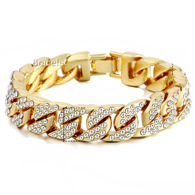 Miami Gold Curb Cuban Bracelet - Wow Store