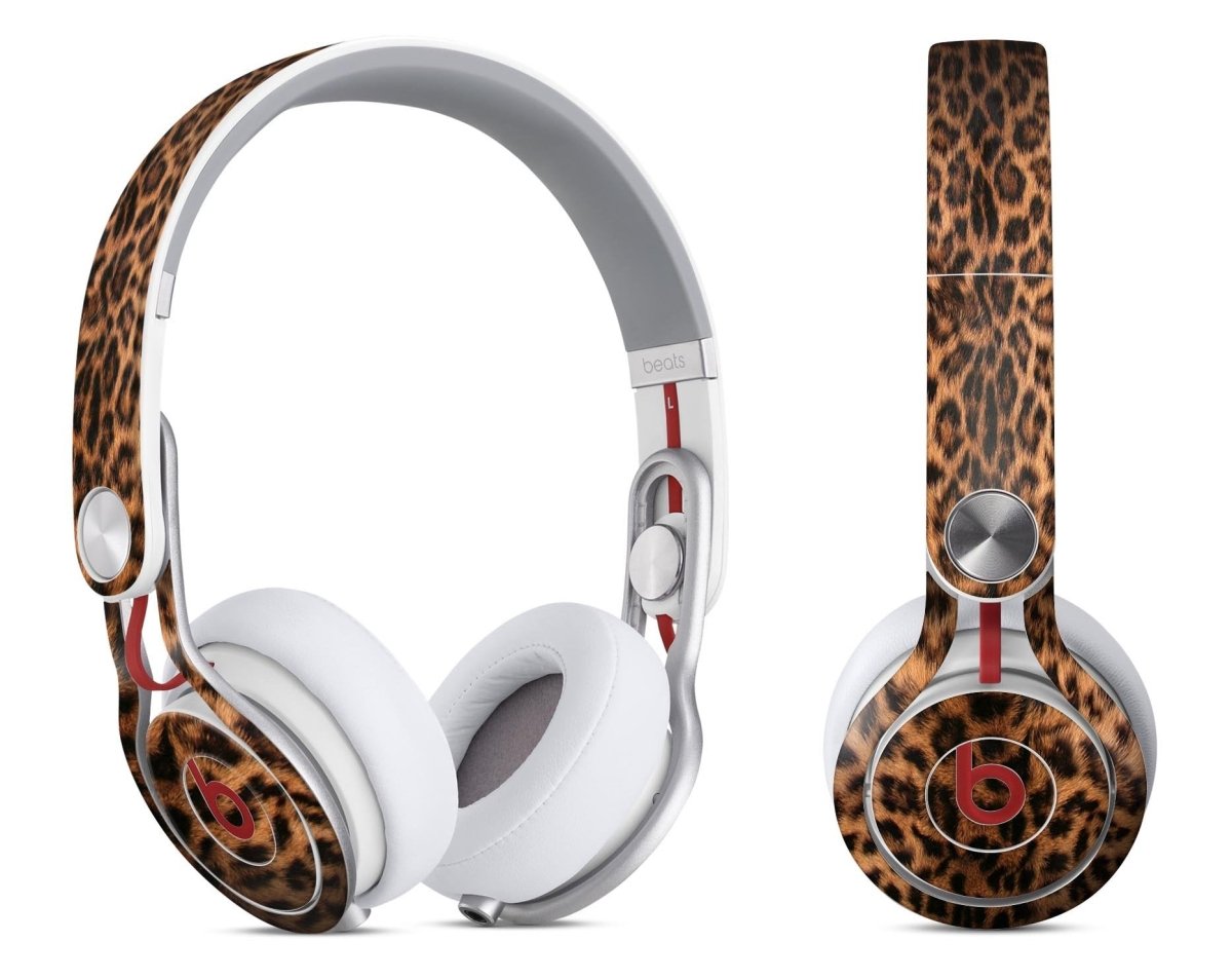 Mirrored Leopard Hide - Full Body Skin Decal Wrap Kit for Beats by Dre - Wow Store
