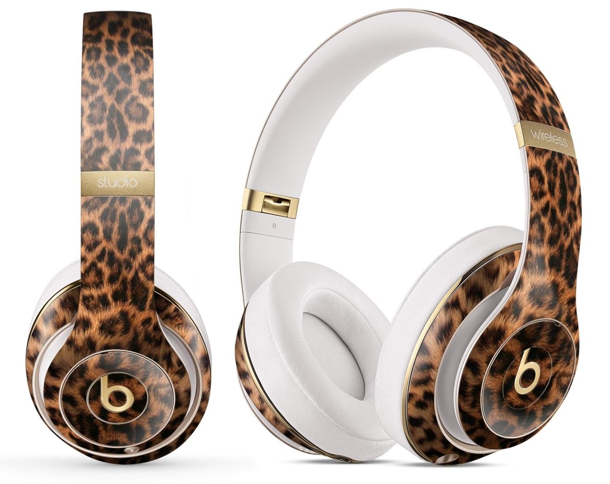 Mirrored Leopard Hide - Full Body Skin Decal Wrap Kit for Beats by Dre - Wow Store