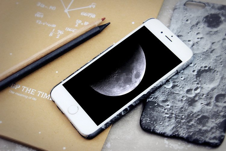 Moon Surface iPhone Case - Wow Store