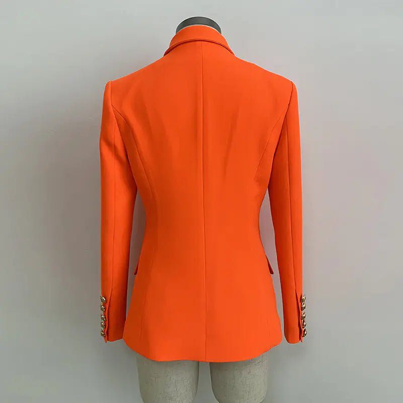 Neon Orange Women's Suit Jacket and Blazer - Wow Store - Wow Store