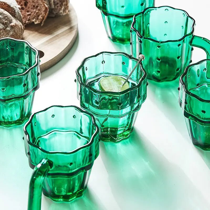 Nordic Cactus Stackable Glass Set - Wow Store