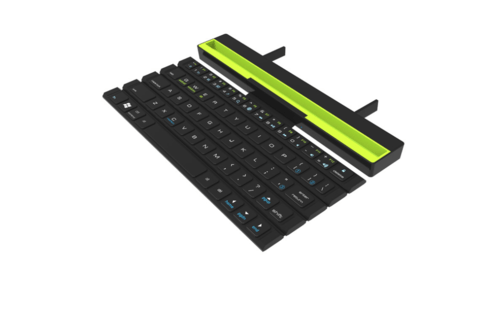Outdoor Office Portable Folding Wireless Reel Keyboard - Wow Store