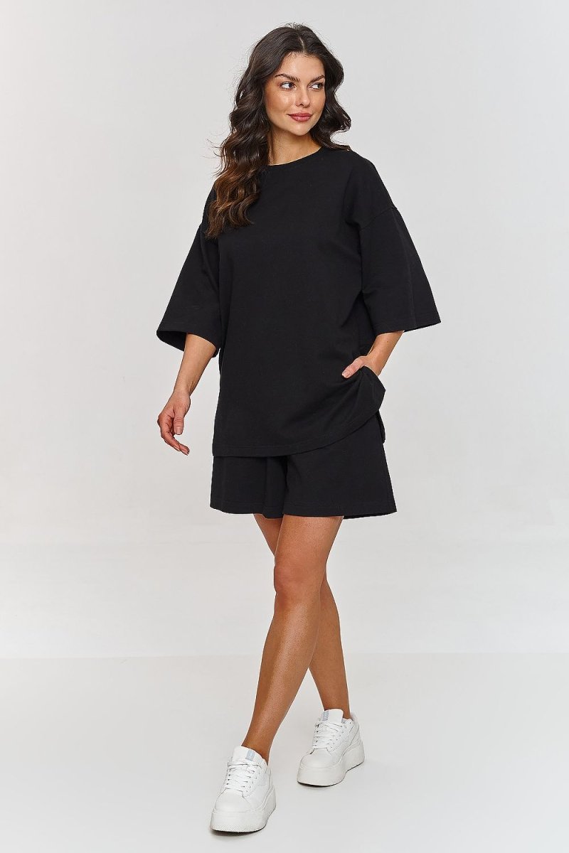 Oversized Cotton Comfort Tracksuit Set model 210714 - Makadamia | Wow Store - Wow Store