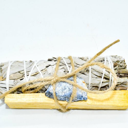 Palo Santo, Sage & Crystal Smudging Bundle - Wow Store