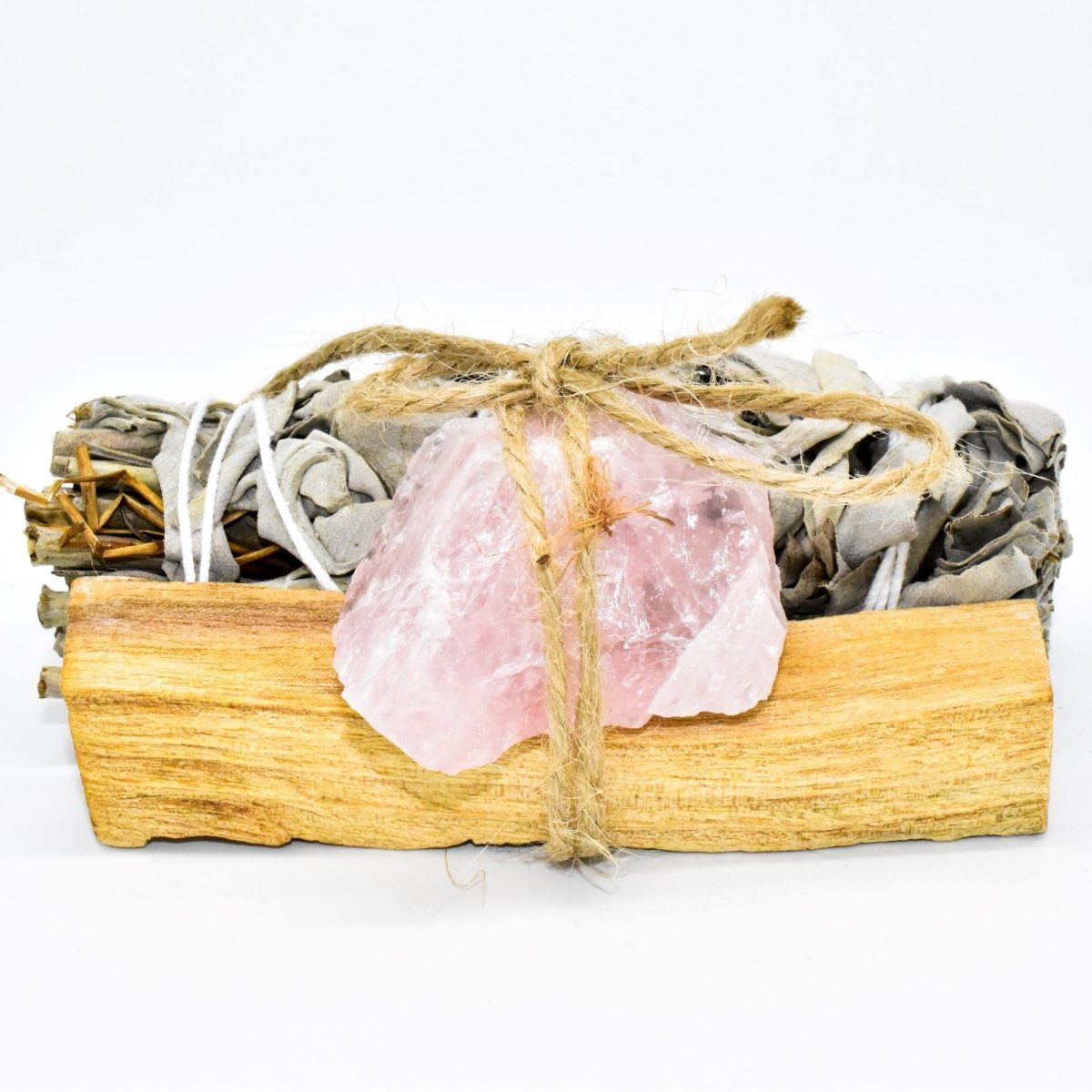 Palo Santo, Sage & Crystal Smudging Bundle - Wow Store