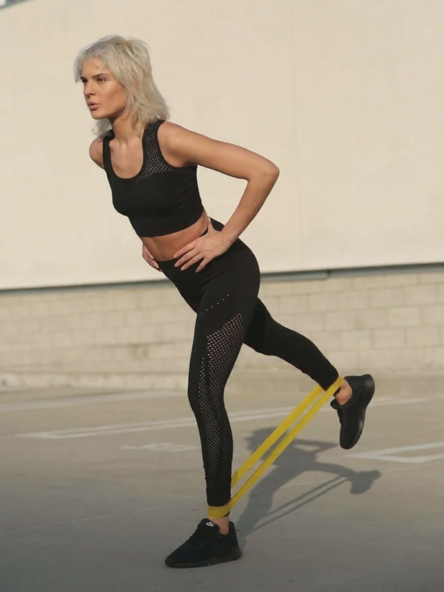 5 Piece Set of Resistance Body Bands with Carry Bag | Wow Store