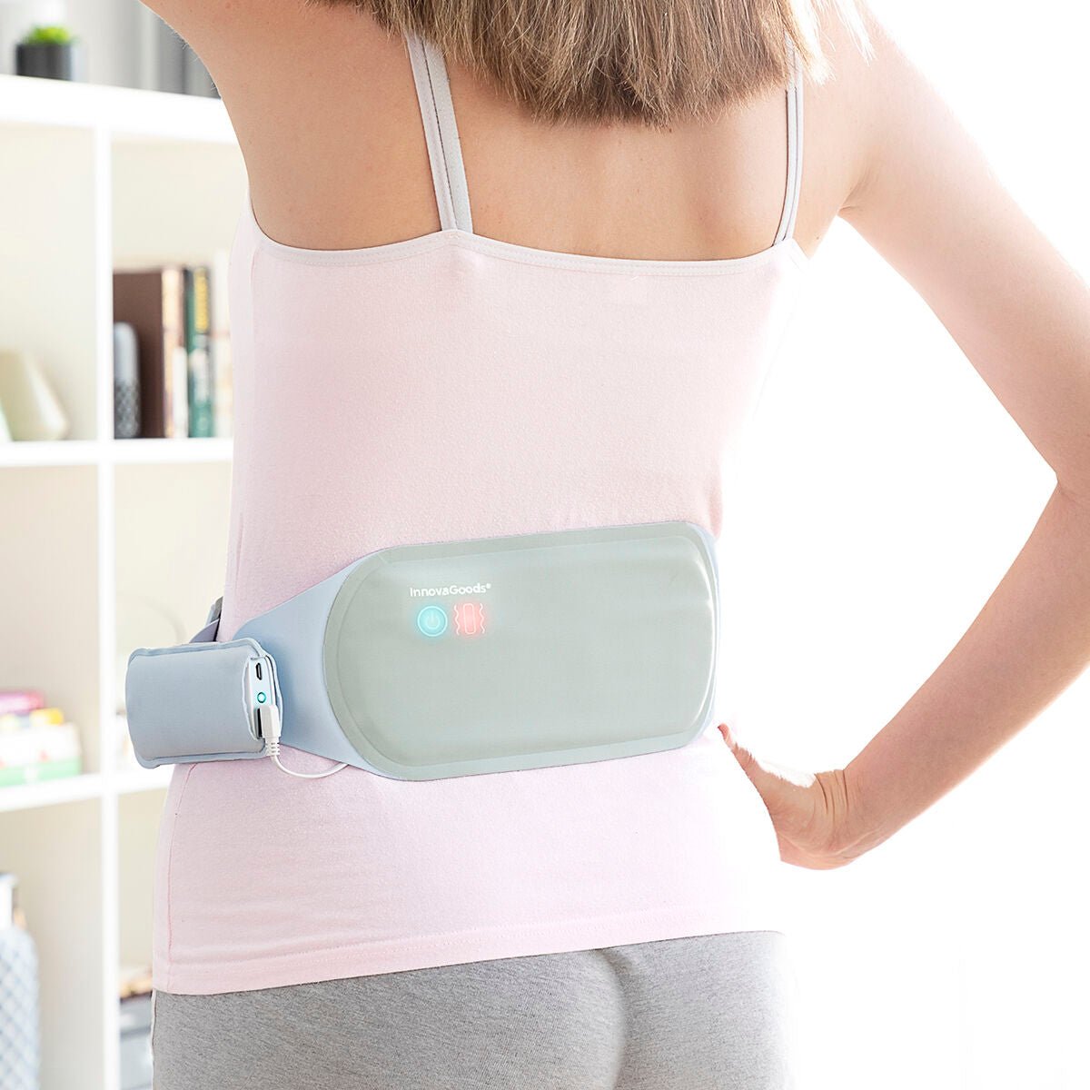 Rechargeable Wireless Massage and Heat Belt Beldisse InnovaGoods - Wow Store