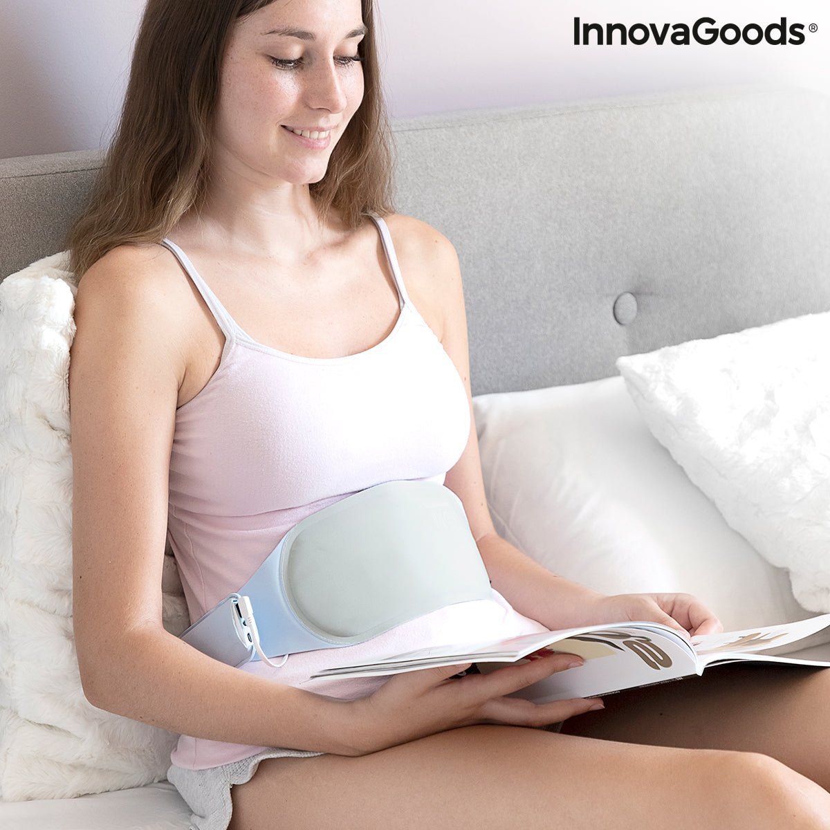 Rechargeable Wireless Massage and Heat Belt Beldisse InnovaGoods - Wow Store