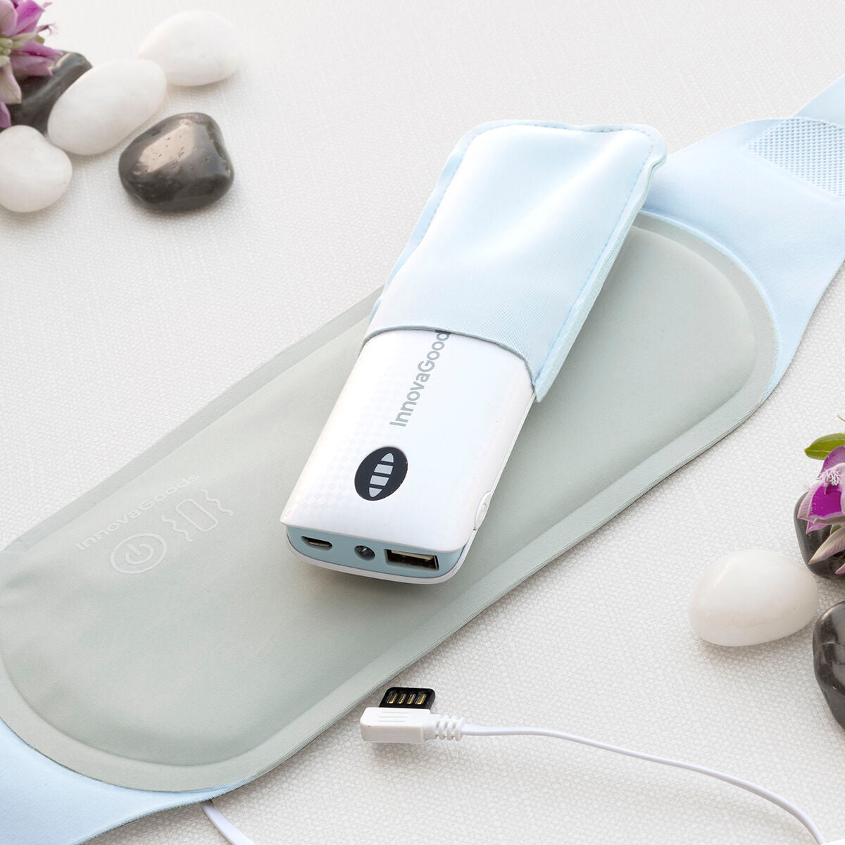 Rechargeable Wireless Massage and Heat Belt Beldisse InnovaGoods - Wow Store