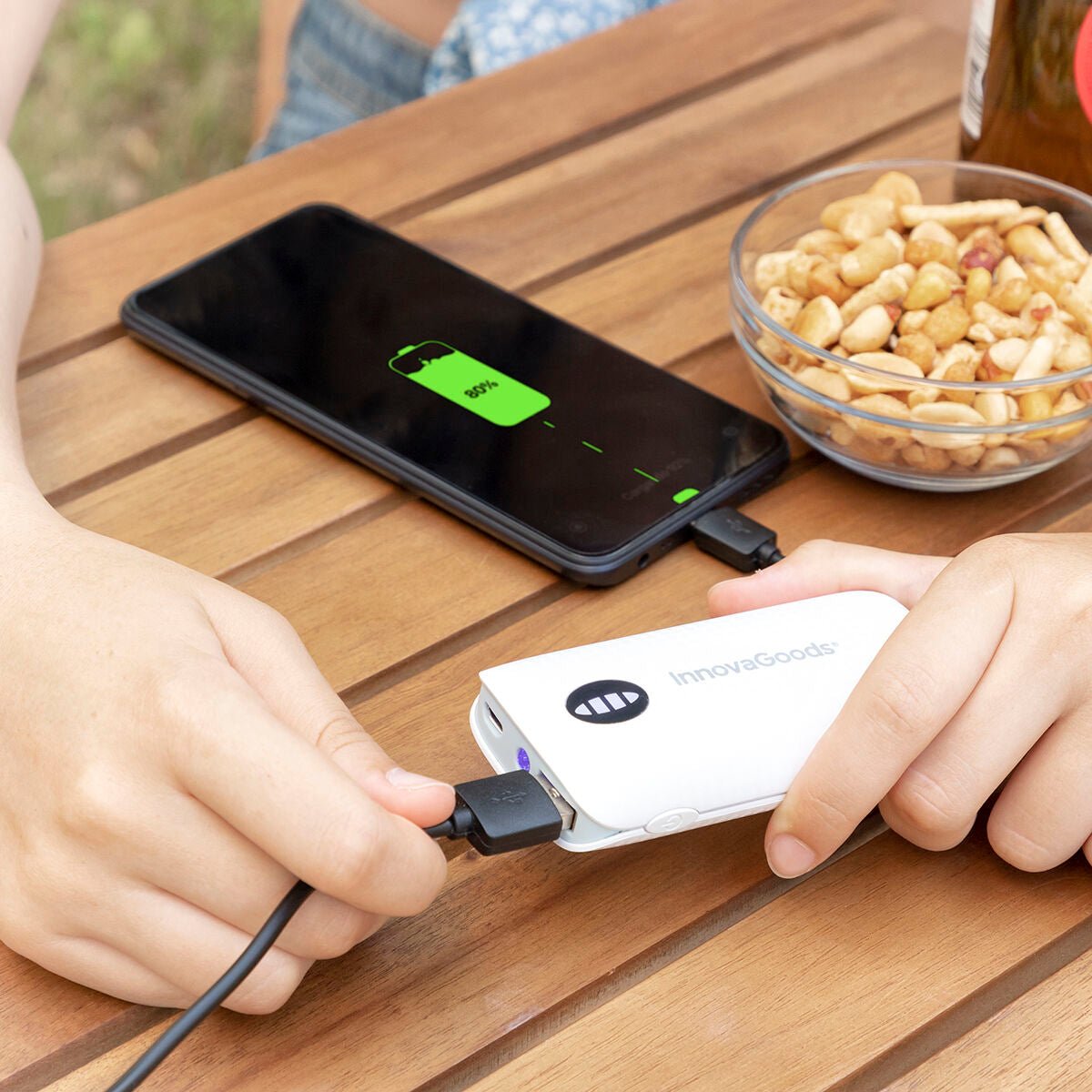 Rechargeable Wireless Massage and Heat Belt Beldisse InnovaGoods - Wow Store