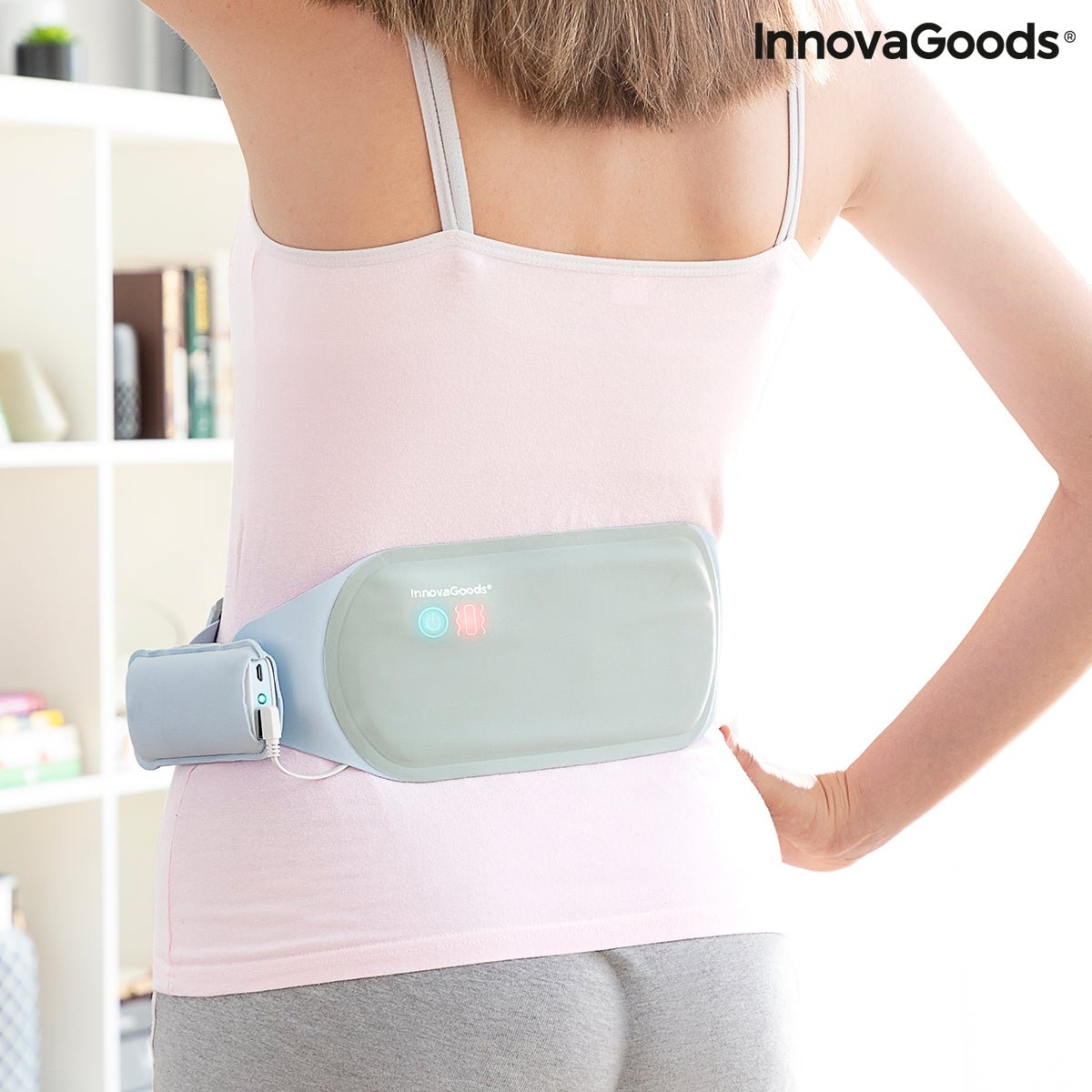 Rechargeable Wireless Massage and Heat Belt Beldisse InnovaGoods - Wow Store