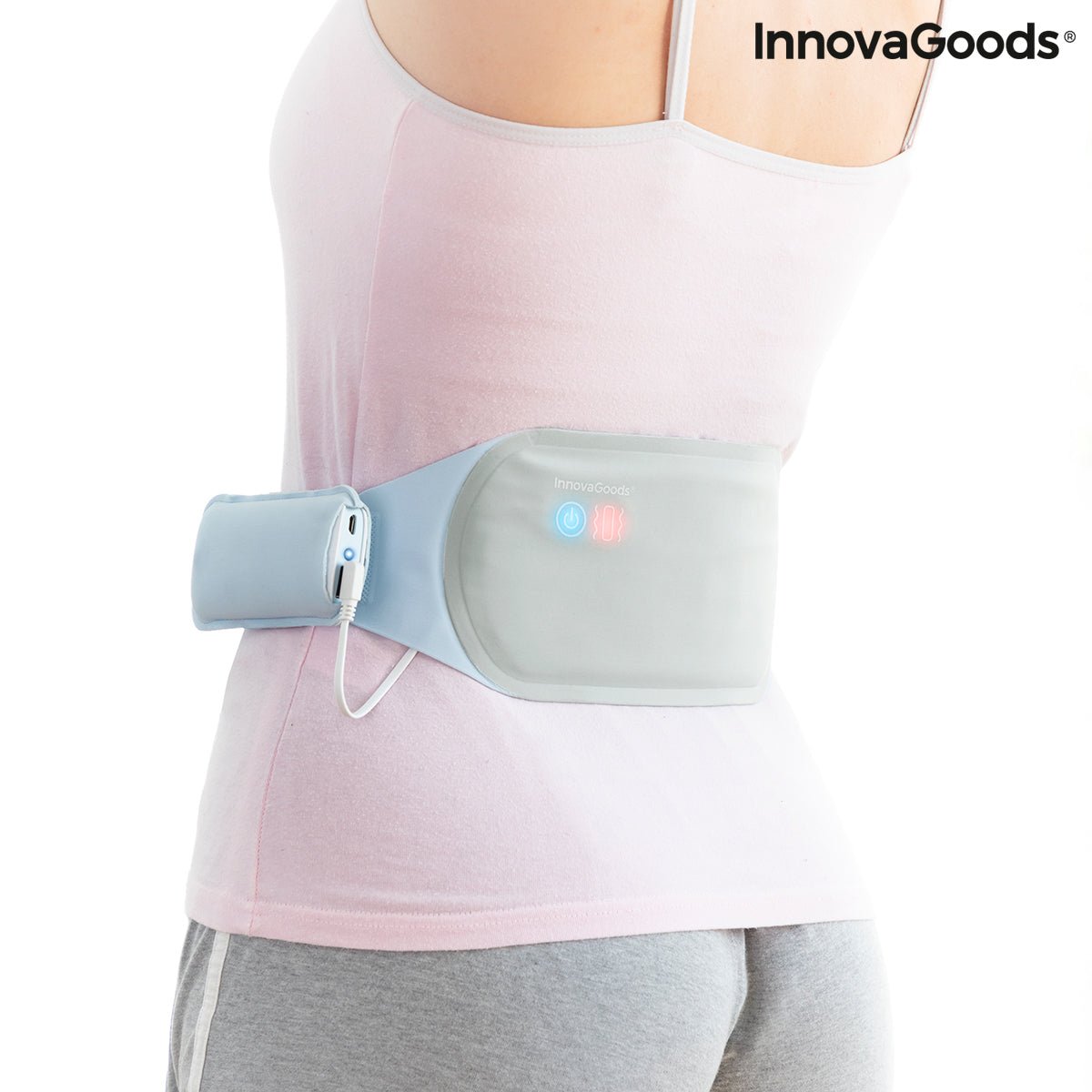 Rechargeable Wireless Massage and Heat Belt Beldisse InnovaGoods - Wow Store