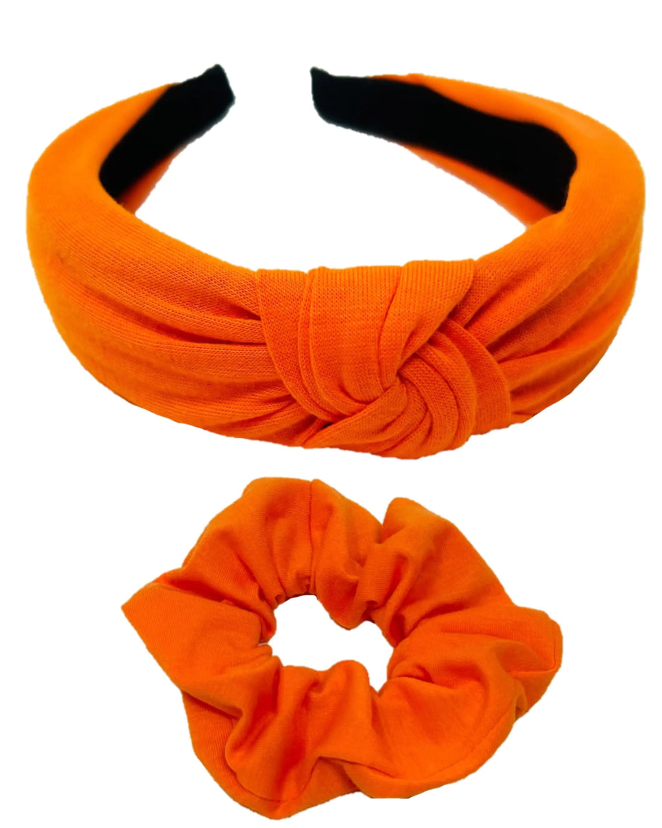 Shimmer Anna Shine Fall Orange Headbands and Scrunchies - Wow Store - Wow Store