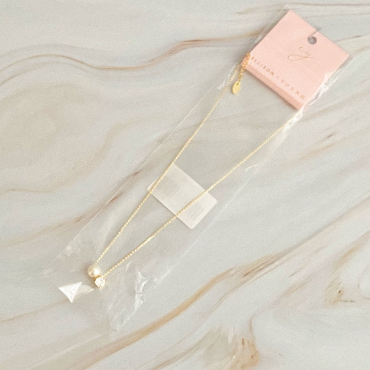 Single Pearl And Diamond Necklace - Wow Store