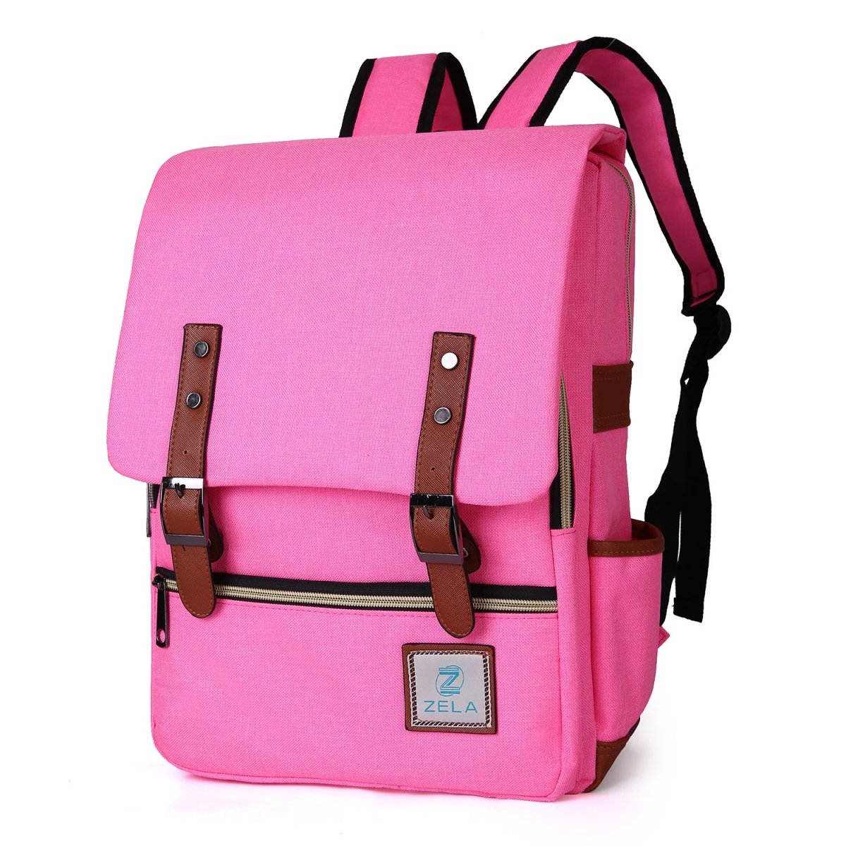 Slim Backpack College,School and Business Fits 15 - inch Laptop - Hot Pink - Wow Store