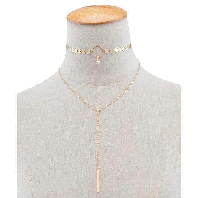 Star Choker Lariat Necklace - Wow Store