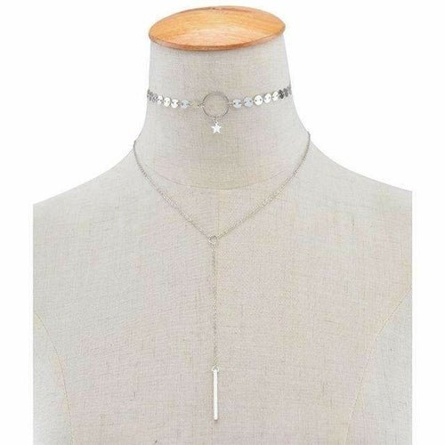 Star Choker Lariat Necklace - Wow Store