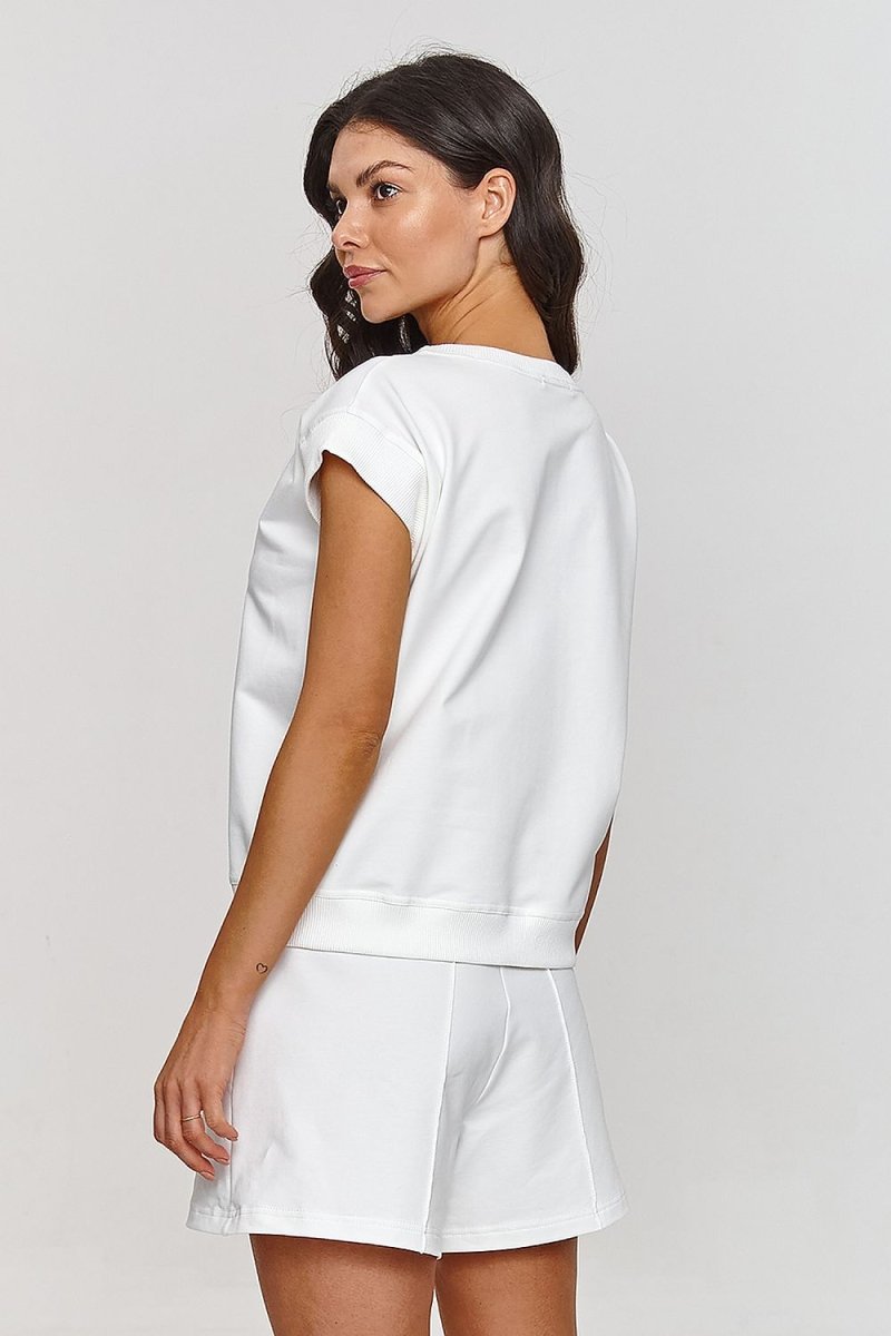 Summer Raglan Cotton Tracksuit Set 209585 - Makadamia | Wow Store - Wow Store