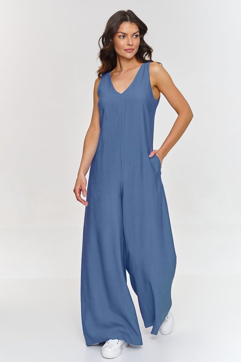 The Stylish jumpsuit model 212404 Makadamia - Wow Store - Wow Store