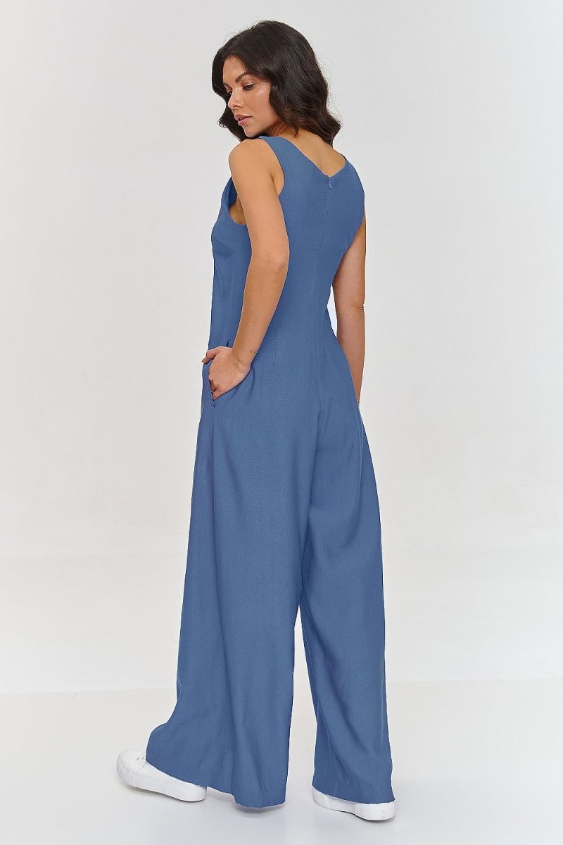 The Stylish jumpsuit model 212404 Makadamia - Wow Store - Wow Store