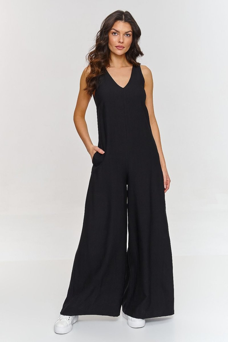 The Stylish jumpsuit model 212404 Makadamia - Wow Store - Wow Store