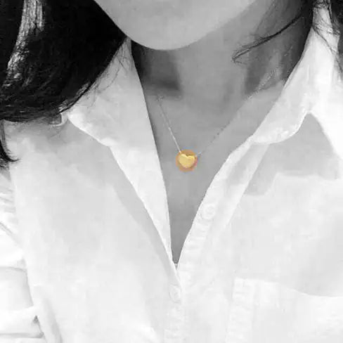 Weathered Heart Pendant & Necklace by Evabella Collections - Wow Store