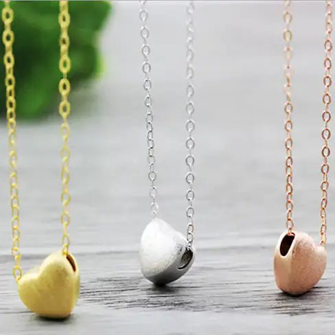 Weathered Heart Pendant & Necklace by Evabella Collections - Wow Store