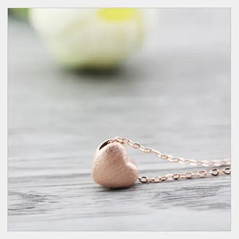 Weathered Heart Pendant & Necklace by Evabella Collections - Wow Store