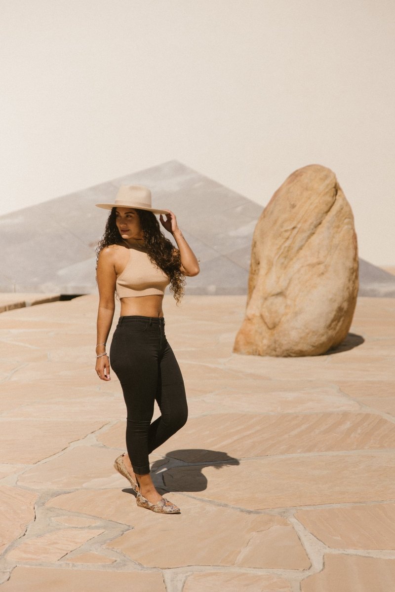 Women's Flat Socialite Orange Snake Skin - Wow Store