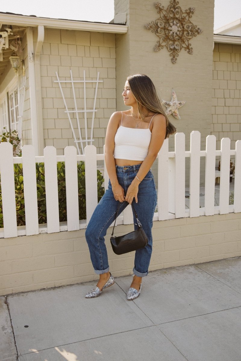 Women's Flat Socialite Silver Snake Skin - Wow Store